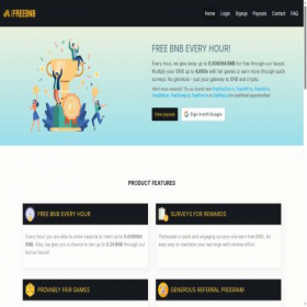 Скриншот главной страницы сайта freebnb.in