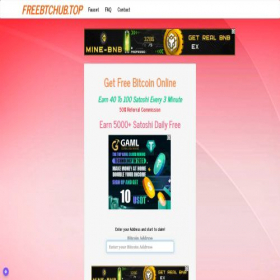 Скриншот главной страницы сайта freebtchub.top