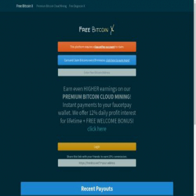 Скриншот главной страницы сайта freebtcx.net
