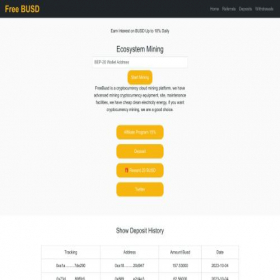 Скриншот главной страницы сайта freebusd.com