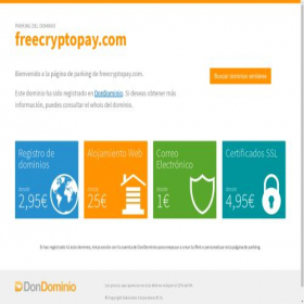 Скриншот главной страницы сайта freecryptopay.com