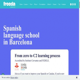 Скриншот главной страницы сайта freedaspace.com