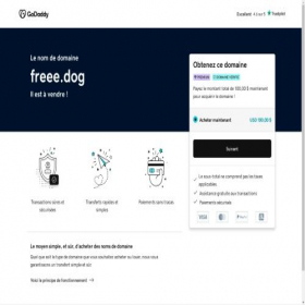 Скриншот главной страницы сайта freee.dog