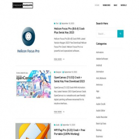 Скриншот главной страницы сайта freesoftwareapps.com