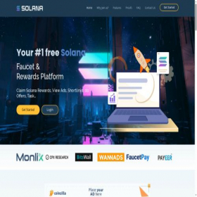 Скриншот главной страницы сайта freesolana.top