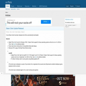 Скриншот главной страницы сайта freesteam.net
