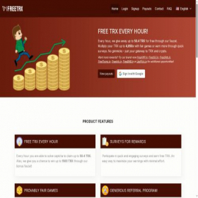 Скриншот главной страницы сайта freetron.in