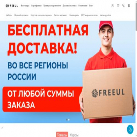 Скриншот главной страницы сайта freeul.ru