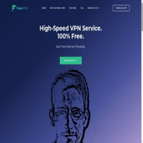 Скриншот главной страницы сайта freevpn.win