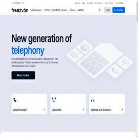 Скриншот главной страницы сайта freezvon.com