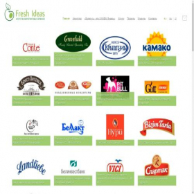 Скриншот главной страницы сайта fresh-ideas.by