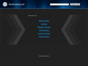 Скриншот главной страницы сайта freshhosting.net