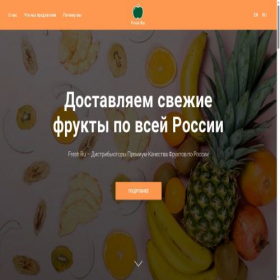 Скриншот главной страницы сайта freshru.ru