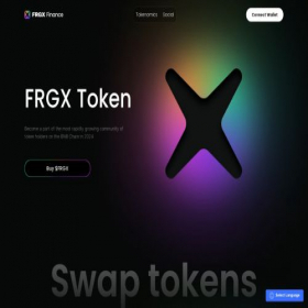 Скриншот главной страницы сайта frgx.finance