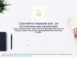 Скриншот главной страницы сайта fridnsystem.com