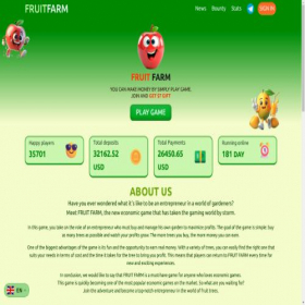 Скриншот главной страницы сайта fruit-farm.biz