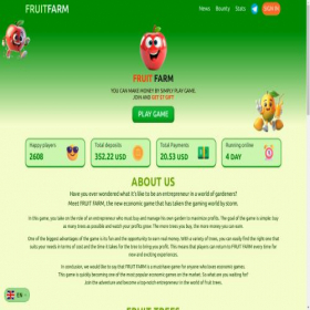 Скриншот главной страницы сайта fruitfarm.pro