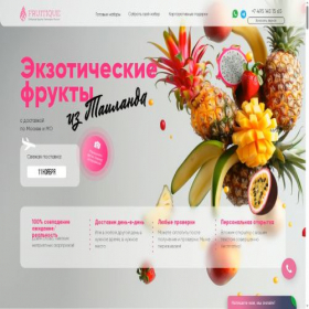Скриншот главной страницы сайта fruitique.ru