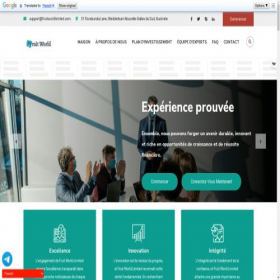 Скриншот главной страницы сайта fruitworldlimited.com