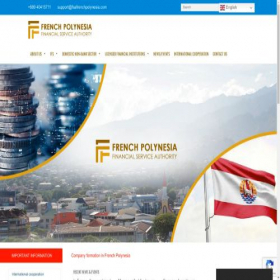 Скриншот главной страницы сайта fsafrenchpolynesia.com
