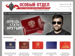 Скриншот главной страницы сайта fsb52.ru