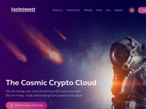 Скриншот главной страницы сайта fuchsinvest.com