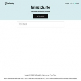 Скриншот главной страницы сайта fullmatch.info