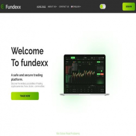 Скриншот главной страницы сайта fundexx.co