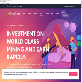 Скриншот главной страницы сайта fundfirm.co