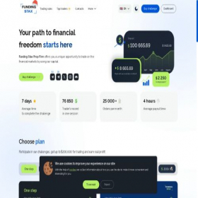 Скриншот главной страницы сайта fundingstax.com