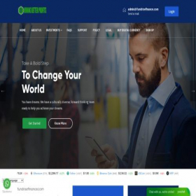 Скриншот главной страницы сайта fundrisefinance.com