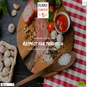 Скриншот главной страницы сайта funnycuistot.com