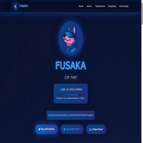 Скриншот главной страницы сайта fusaka.meme
