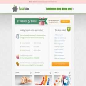 Скриншот главной страницы сайта fusebux.iproscript.com