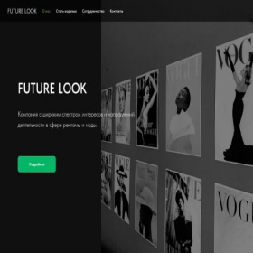 Скриншот главной страницы сайта future-look.ru