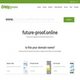 Скриншот главной страницы сайта future-proof.online