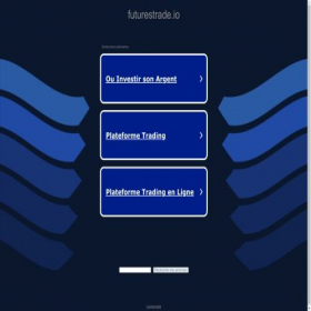 Скриншот главной страницы сайта futurestrade.io