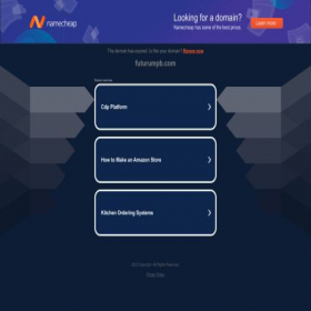 Скриншот главной страницы сайта futurumpb.com