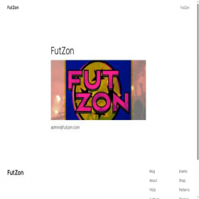 Скриншот главной страницы сайта futzon.com