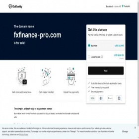 Скриншот главной страницы сайта fxfinance-pro.com
