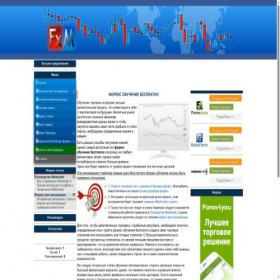 Скриншот главной страницы сайта fxmarket.at.ua