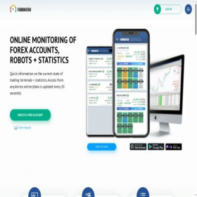 Скриншот главной страницы сайта fxmonitor.online