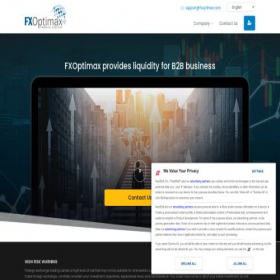 Скриншот главной страницы сайта fxoptimax.com