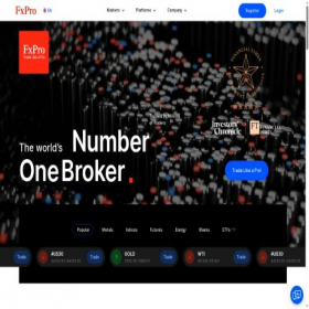 Скриншот главной страницы сайта fxproglobal.group