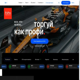 Скриншот главной страницы сайта fxproru.info