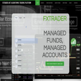 Скриншот главной страницы сайта fxtrader.net