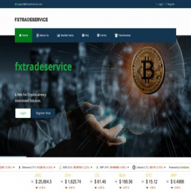 Скриншот главной страницы сайта fxtradeservice.com