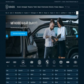 Скриншот главной страницы сайта g-enzes.ru