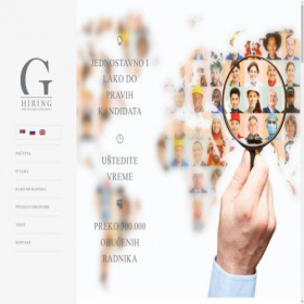 Скриншот главной страницы сайта g-hiring.com