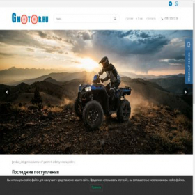 Скриншот главной страницы сайта g-motor.ru